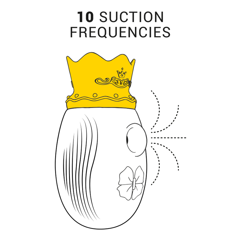 Intense Fun Intense - Clit Stimulator 10 Licking And Suction Frequencies - Red