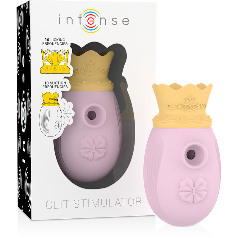 Intense Fun Intense - Clit Stimulator 10 Licking And Suction Frequencies - Pink