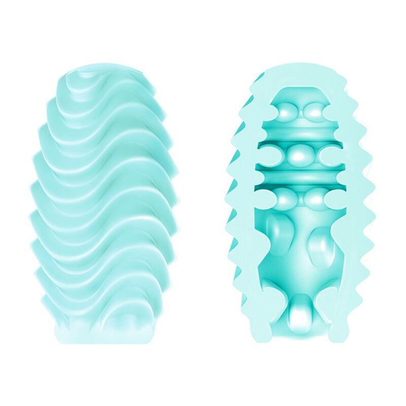 Pretty Love Male Pretty Love - Turquoise Double Sided Masturbator Egg