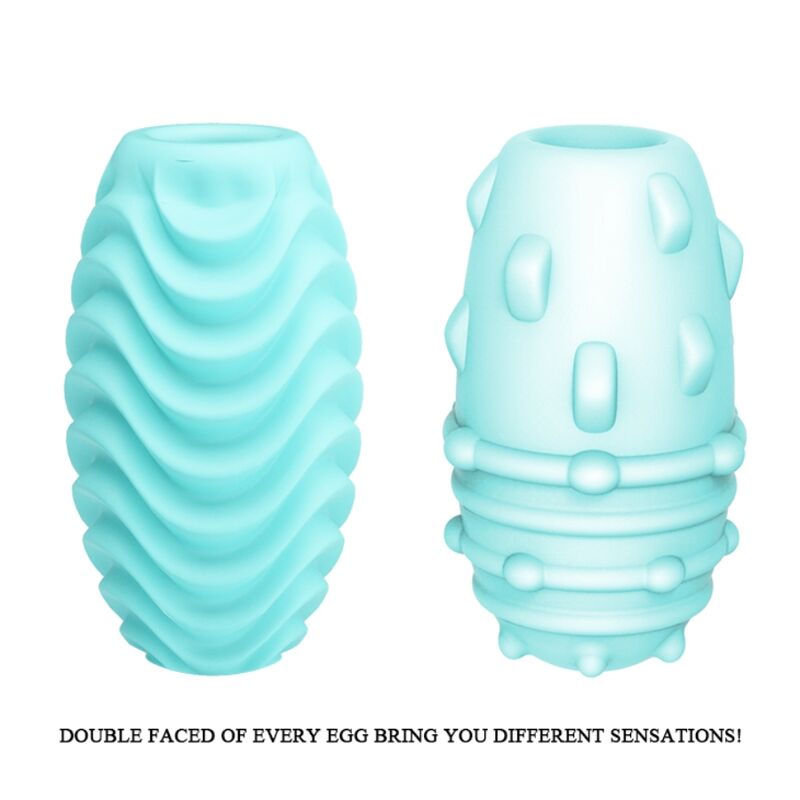Pretty Love Male Pretty Love - Turquoise Double Sided Masturbator Egg