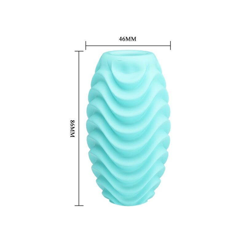 Pretty Love Male Pretty Love - Turquoise Double Sided Masturbator Egg