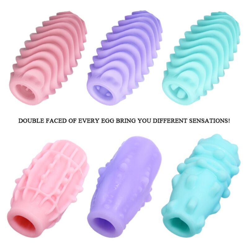 Pretty Love Male Pretty Love - Double Sided Masturbator Egg 15 Units