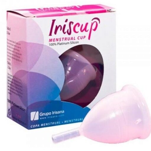 Iriscup Small Pink Month Cup A + Free Sterilizer Bag