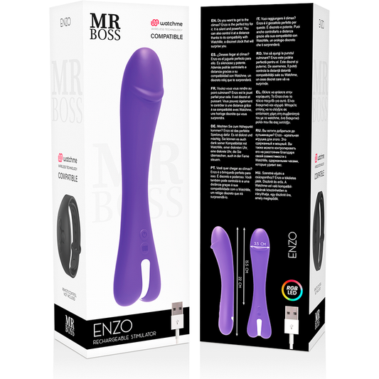 Mr. Boss Mr Boss - Enzo Vibrator Watchme Wireless Techonology Compatible