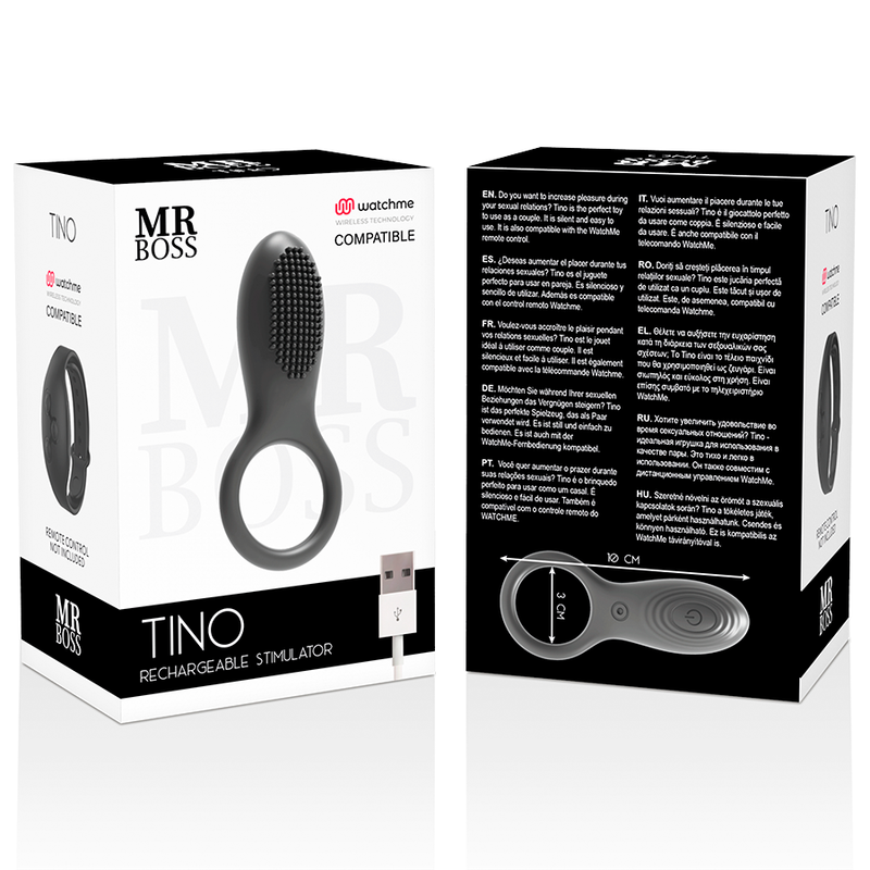 Mr. Boss Mr Boss - Tino Stimulator Ring Compatible With Watchme Wireless Technology