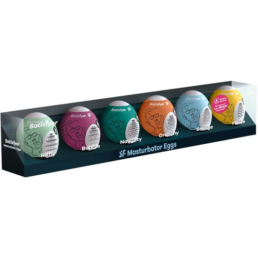 Satisfyer Masturbator Egg 6-pack