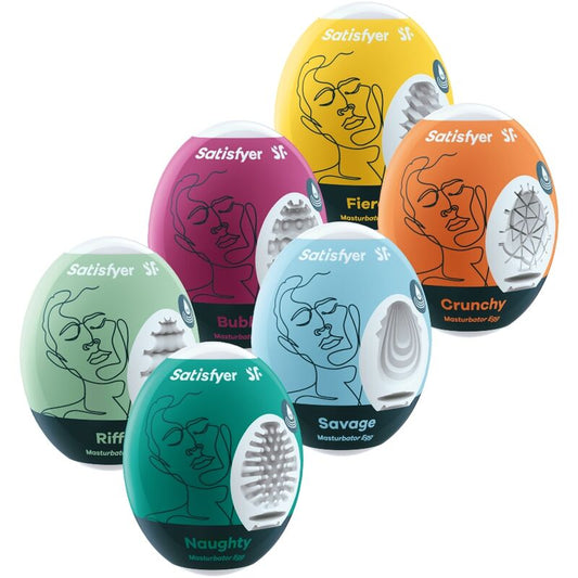 Satisfyer Masturbator Egg 6-pack