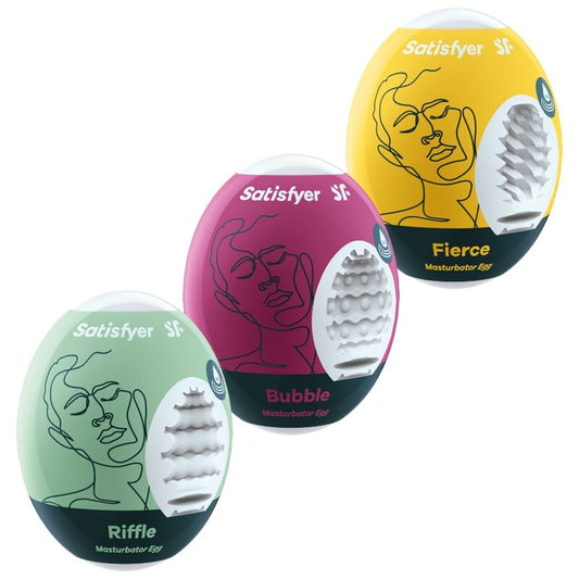 Satisfyer Masturbator Egg 3-pack