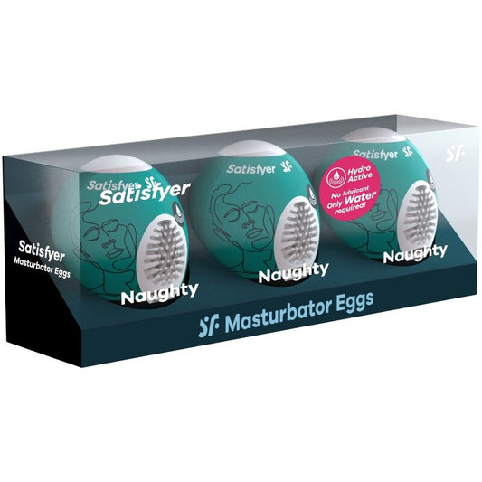 Satisfyer Naughty Masturbator Æg 3 Pak