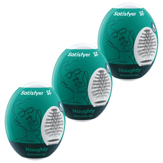 Satisfyer Naughty Masturbator Æg 3 Pak