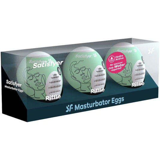 Satisfyer Riffle Masturbator Æg 3 Pak