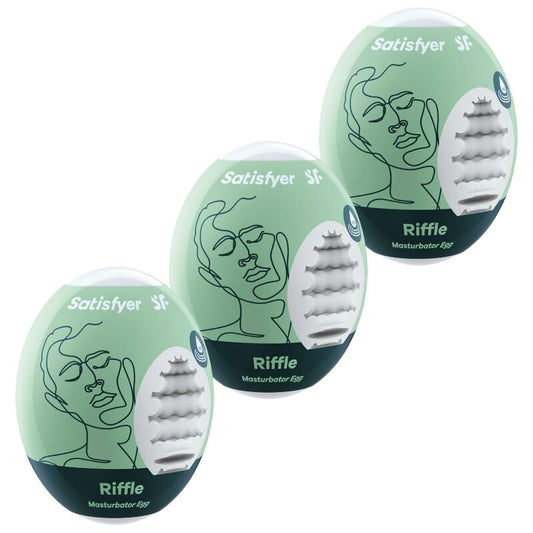 Satisfyer Riffle Masturbator Æg 3 Pak