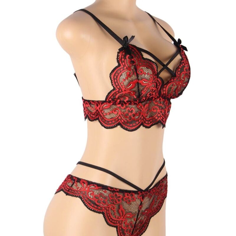 Subblime Sets Subblime - Set Two Pieces Set Lace Top And Panties S/M