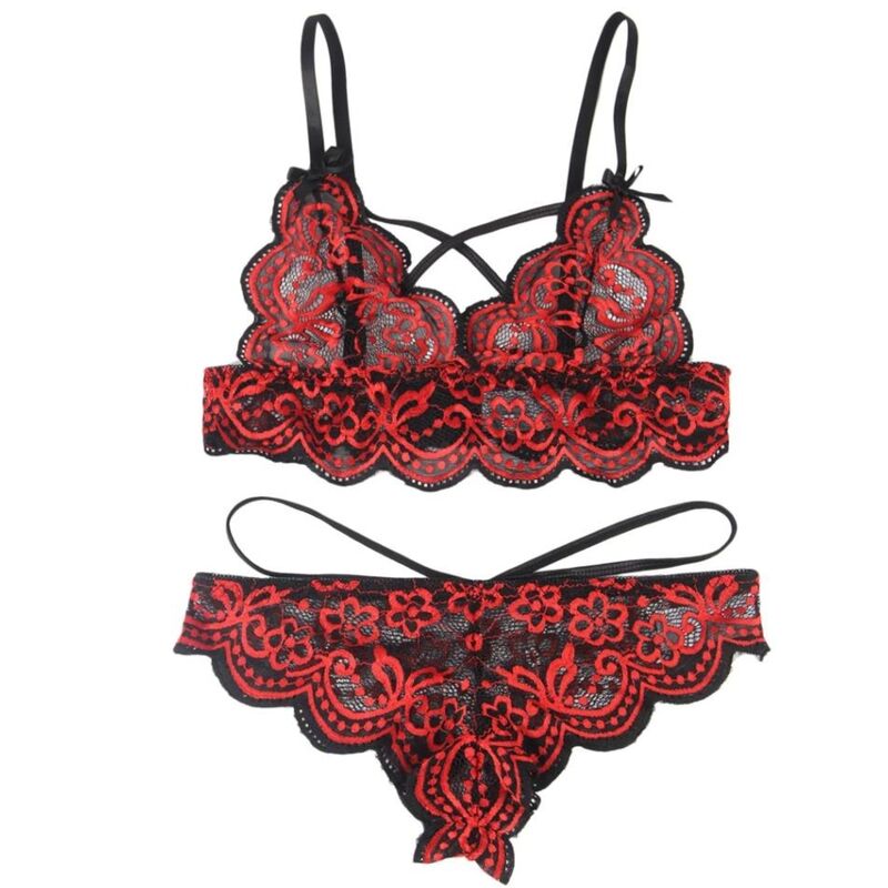 Subblime Sets Subblime - Set Two Pieces Set Lace Top And Panties S/M