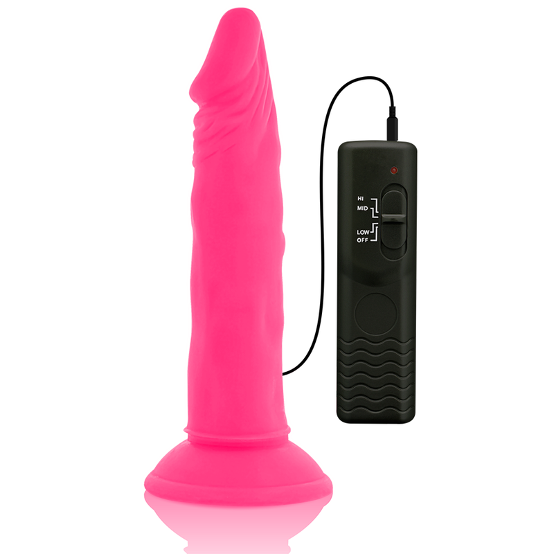 Diversia Flexible Vibrating Dildo Pink 23 Cm -O- 4.3 Cm