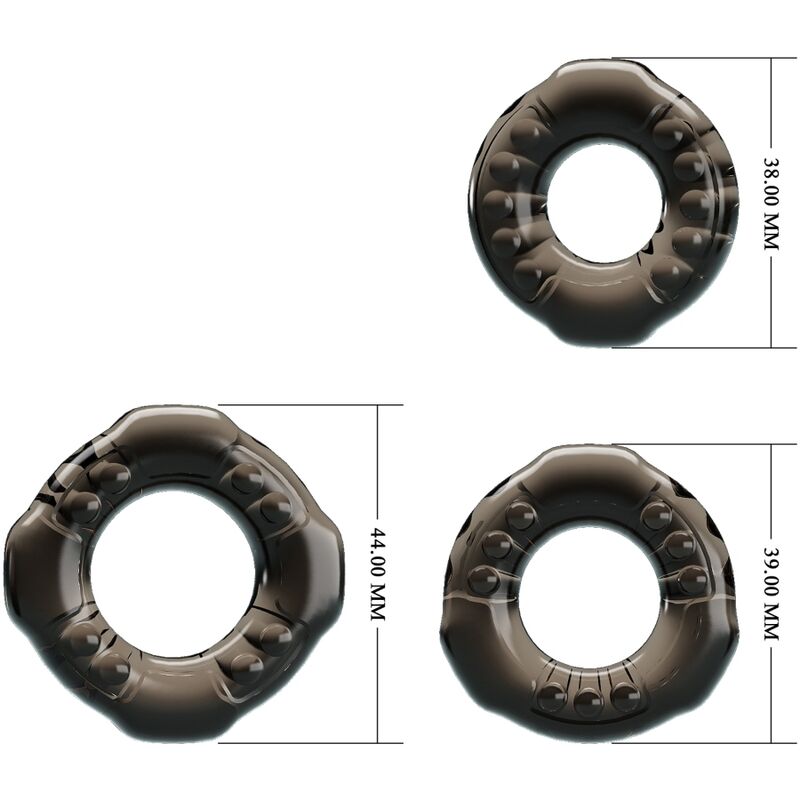 Baile Cock Rings Yvonne Set 3 Penis Rings
