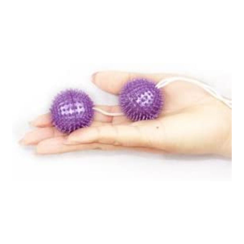 Baile Stimulating Baile - A Deeply Pleasure Purple Textured Balls 3.60 Cm