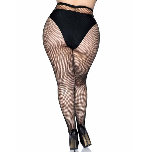 Leg Avenue Hosiery Leg Avenue - Fishnet Pantyhose Plus Size