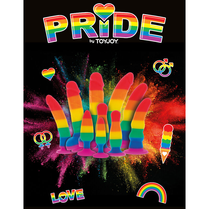 Pride Lgbt Flag Dildo Wave 17 Cm