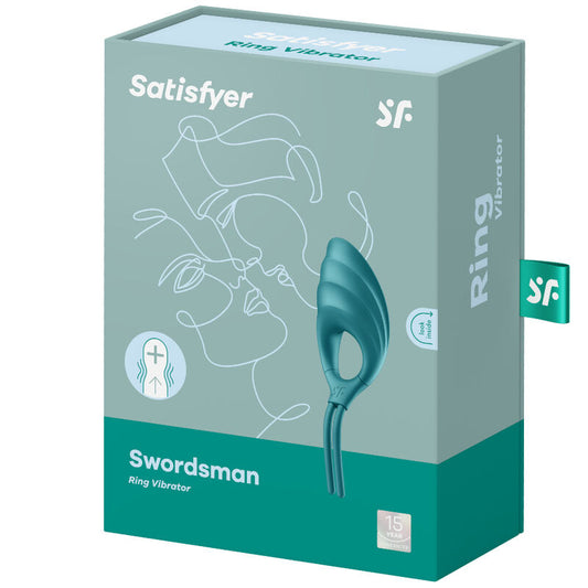 Satisfyer Ring Satisfyer - Swordsman Ring Vibrator Green