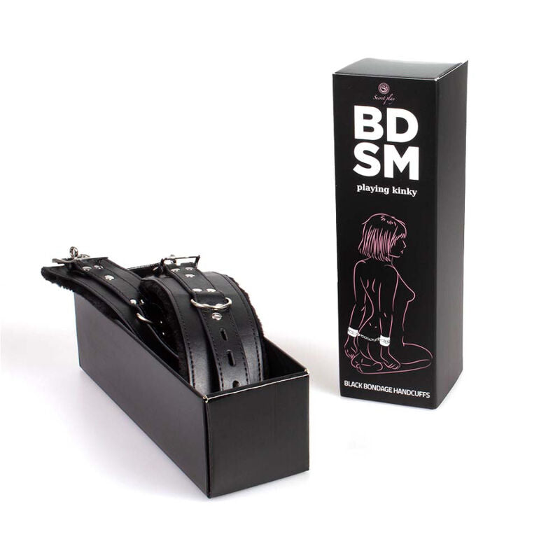 Secretplay 100% Fetish Secretplay - Black Bondage Handcuffs Bdsm Collection