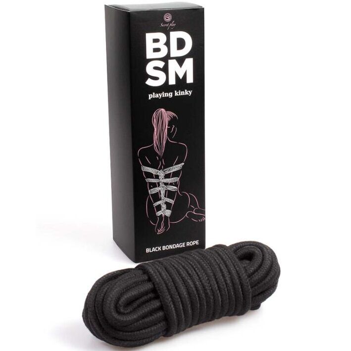 Secretplay 100% Fetish Secretplay - Black Bondage Rope Bdsm Collection