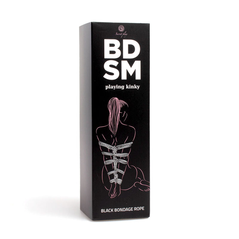 Secretplay 100% Fetish Secretplay - Black Bondage Rope Bdsm Collection