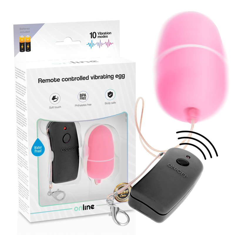 Online Remote Controlled Vibrating Egg Pink