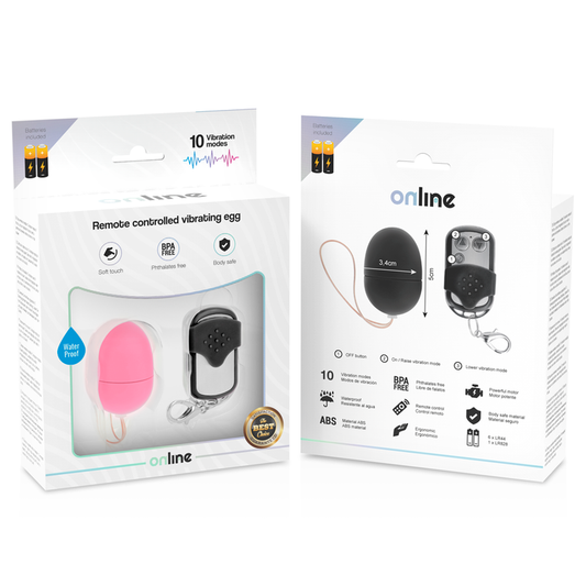 Online Remote Control Vibrating Egg S Pink