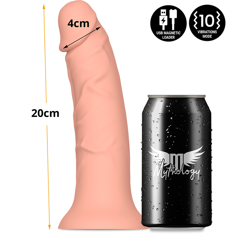 Mythology Fantasy Dildo Mythology - Asher Original Dildo M - Vibrator Compatible With Watchme Wireless Technology