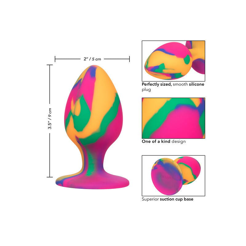 Calexotics Cheeky Large Tie-Dye Plug Anal