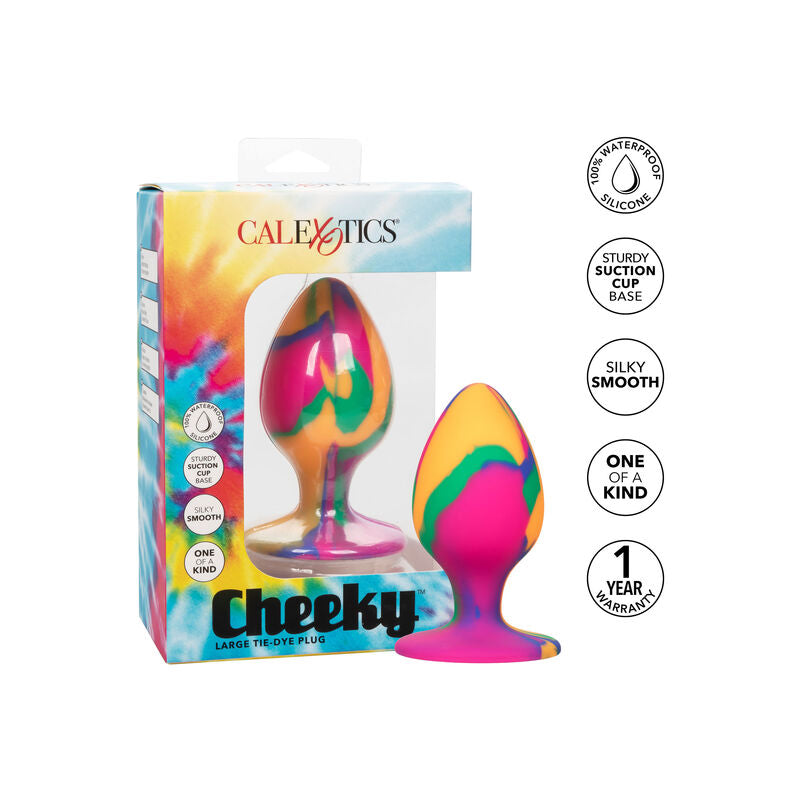 Calexotics Cheeky Large Tie-Dye Plug Anal