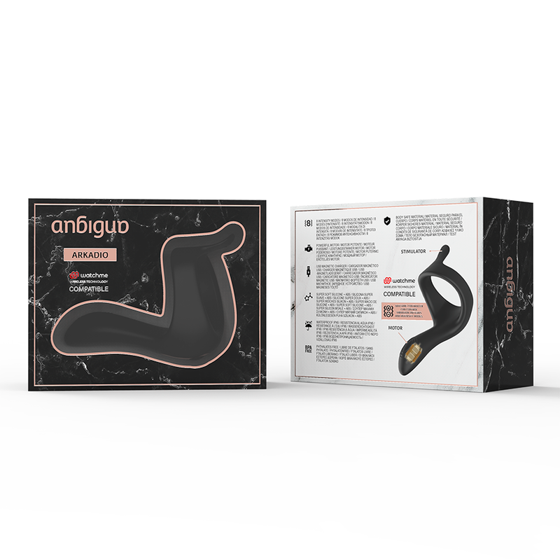 Anbiguo Arkadio Gland & Perineum Stimulator Compatible With Watchme Wireless Technology