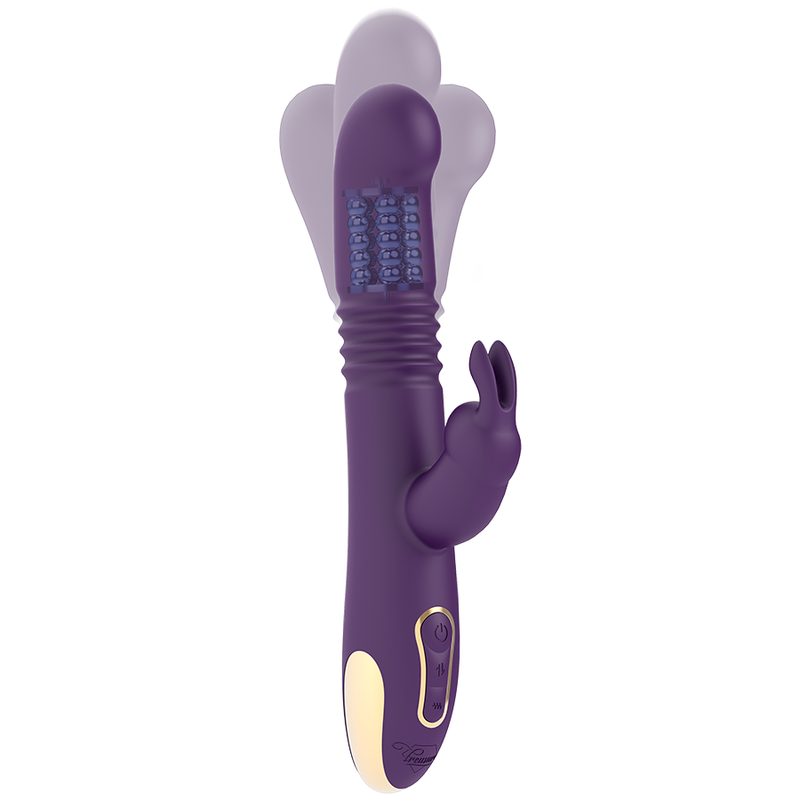 Treasure Bastian Rabbit Up & Down, Rotator & Vibrator Compatible With Watchme Wireless Technology