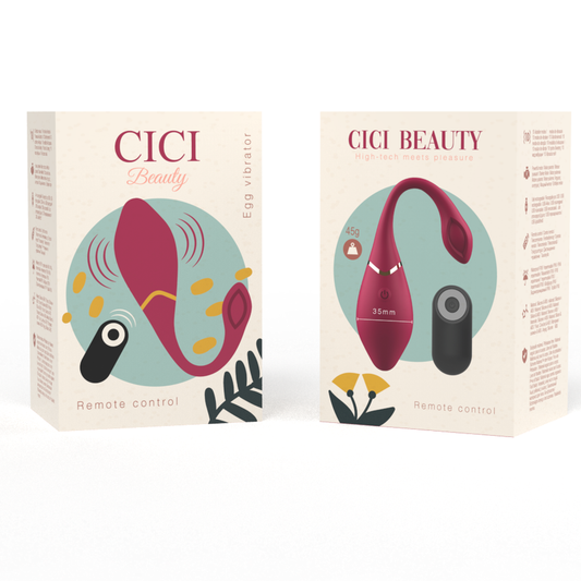 Cici Beauty Premium Silicone Egg Vibrator Remote Control