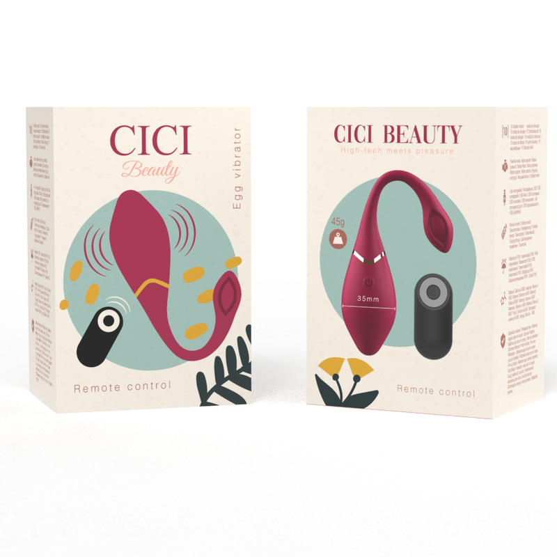 Cici Beauty Premium Silicone Egg Vibrator Remote Control