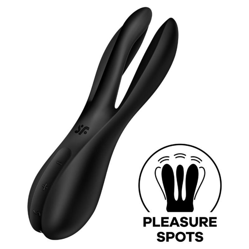 Satisfyer Threesome 2 Vibrator Negro