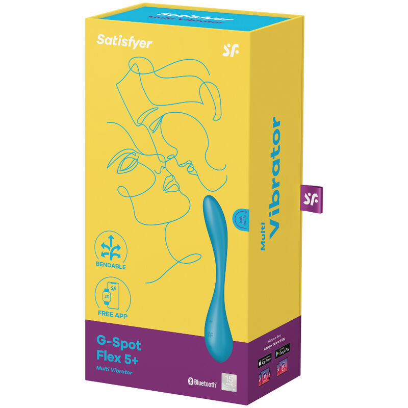 Satisfyer SATISFYER_G-Spot Flex 5 wibrator do punktu G Turquoise