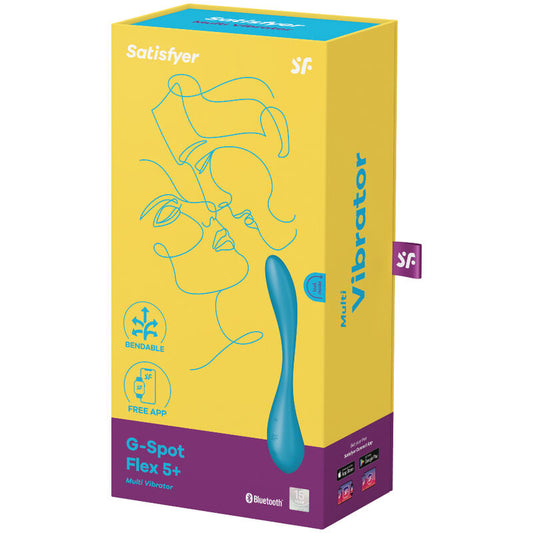 Satisfyer SATISFYER_G-Spot Flex 5 wibrator do punktu G Turquoise