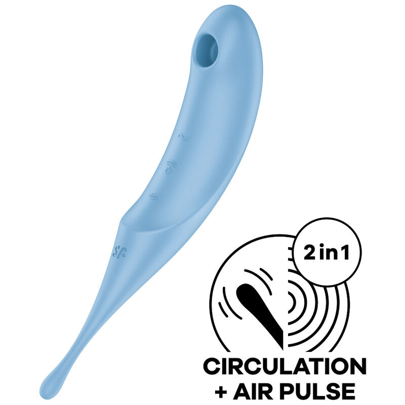 Satisfyer Air Pulse Satisfyer Twirling Pro Estimulador Y Vibrador - Rojo