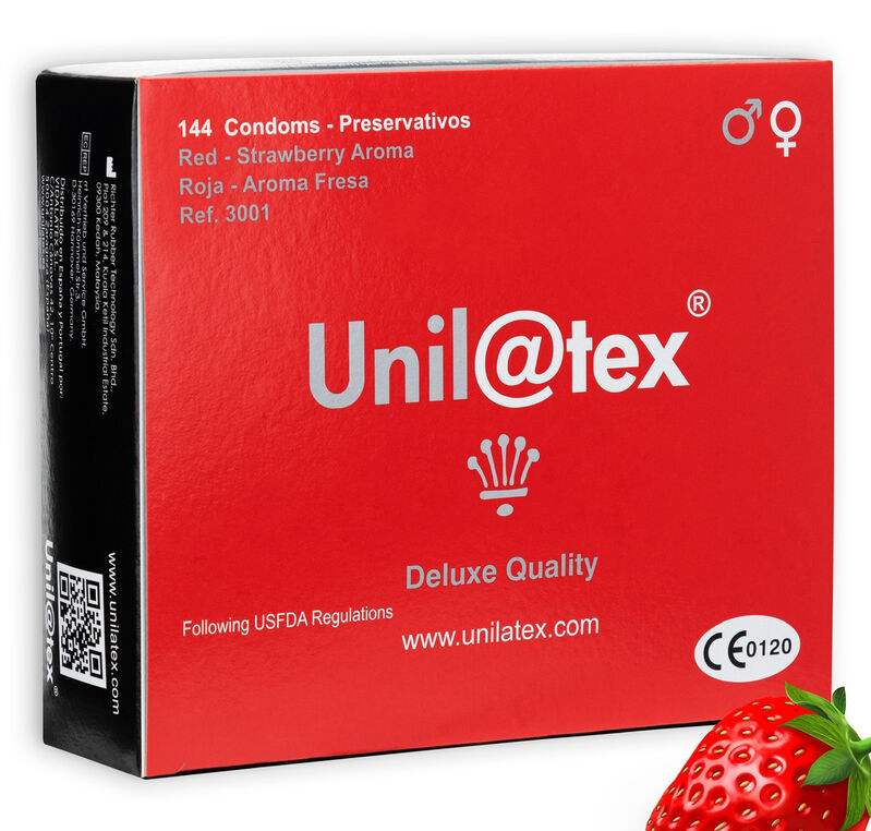 Unilatex Red / Strawberry Preservatives 144 Units