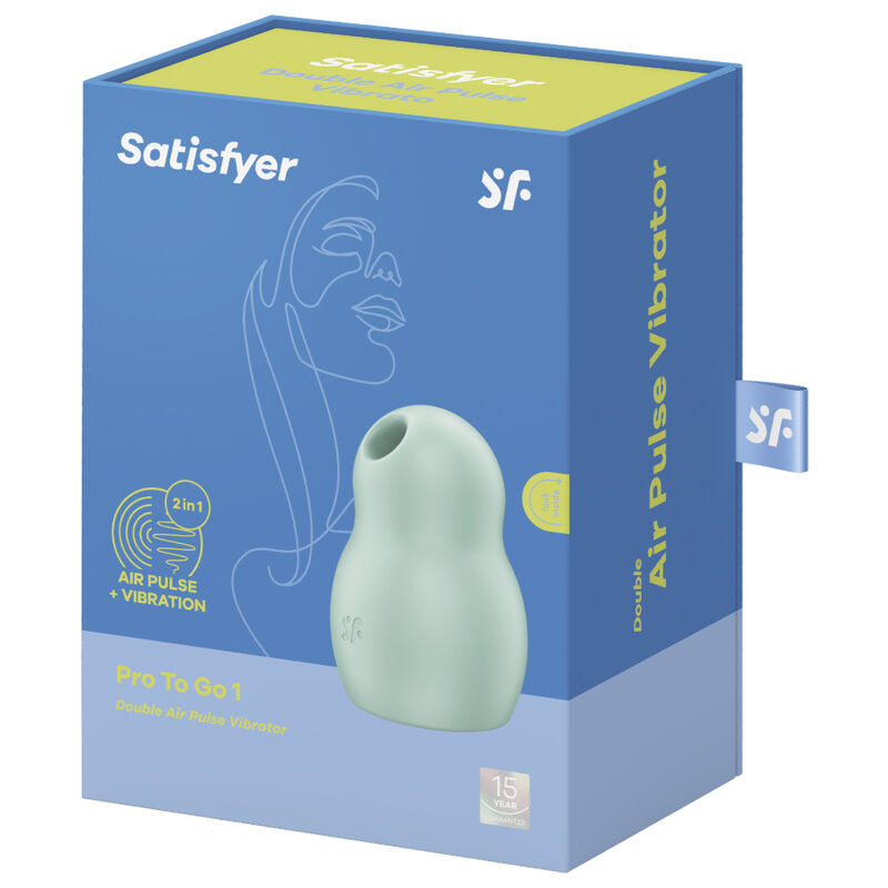 Satisfyer Air Pulse Satisfyer - Pro To Go 1 Double Air Pulse Stimulator & Vibrator Red