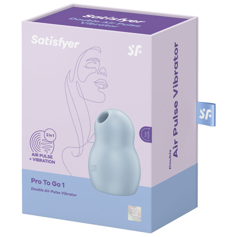 Satisfyer Air Pulse Satisfyer - Pro To Go 1 Double Air Pulse Stimulator & Vibrator Red