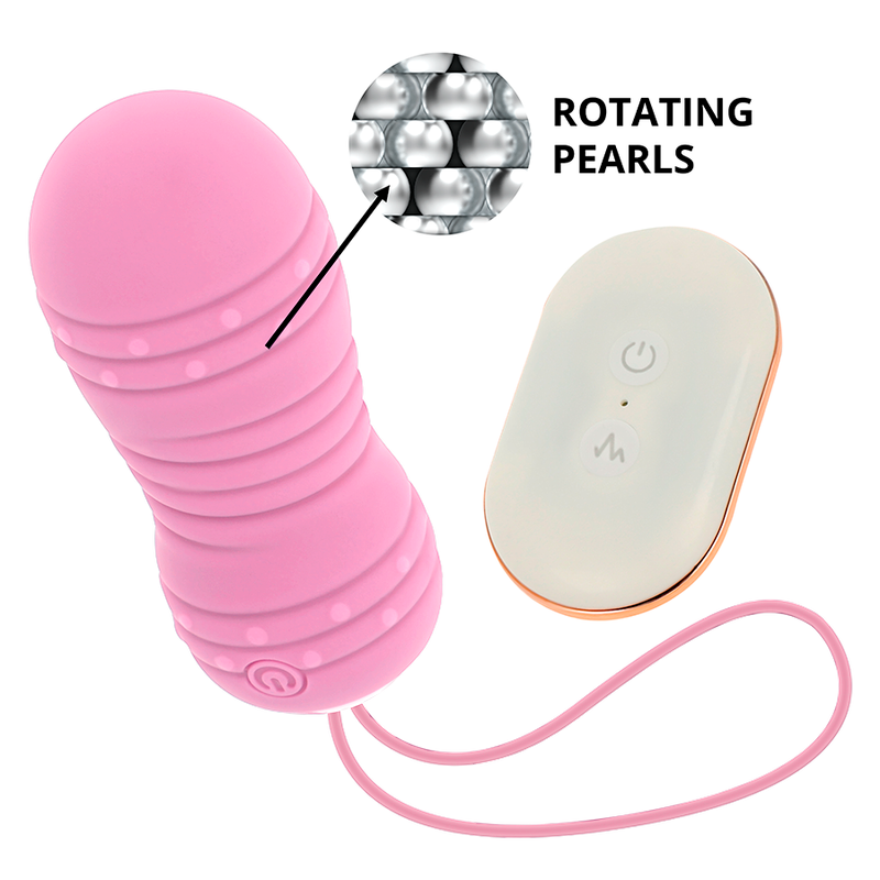 Ohmama Stimulating Ohmama - Remote Control Egg 7 Modes Rotation Pink