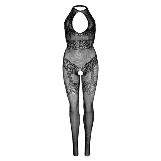 Leg Avenue Bodystockings Leg Avenue - Seamless Fishnet Bodystocking One Size - Black