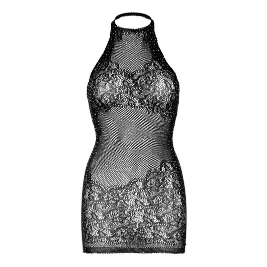 Leg Avenue Dresses Leg Avenue - Mini Vestido Con Pedrería Talla Única - Blanco