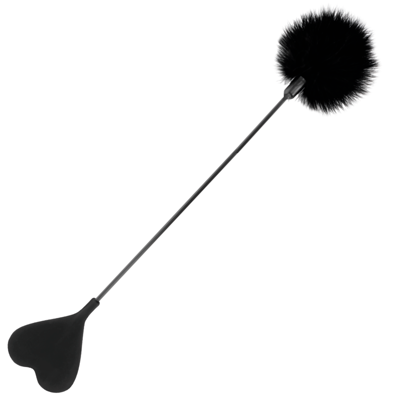 Darkness Sensations Darkness - Black Love Feather Whip 40 Cm