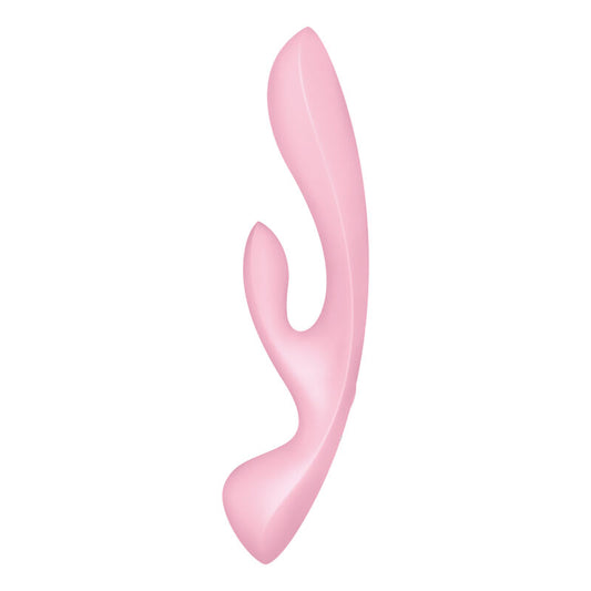 Satisfyer Triple Oh Rabbitvibrator Lyserød