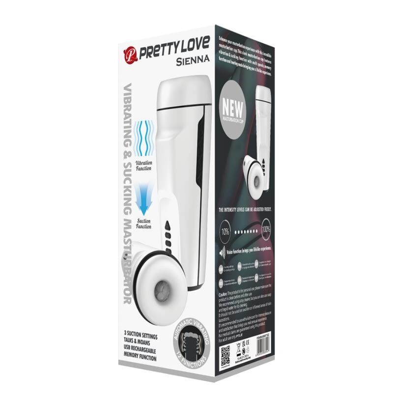 Pretty Love Male Pretty Love - Sienna Male Masturbator With Vibration. Voice And Suction
