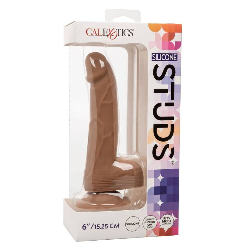 Calexotics Silicone Studs 15.24 Cm Brown